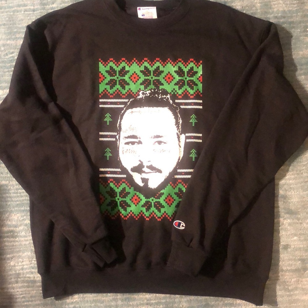 Post Malone Black Christmas Sweater